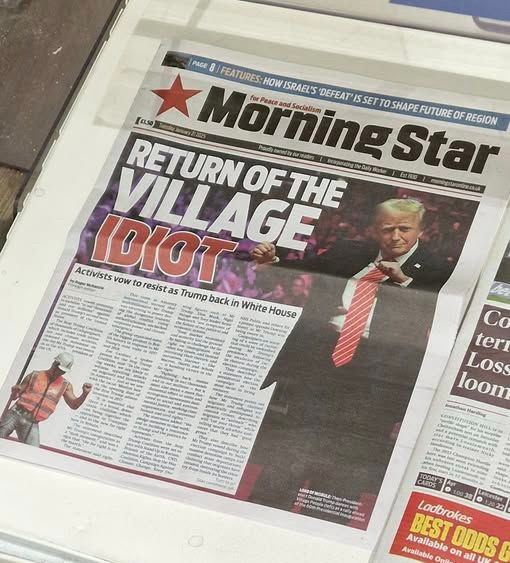 <a href="/8WithaTiara/">Fuckin’ Princess</a> I don't know about the rest of the world, but England seems to have an pretty accurate read on him.