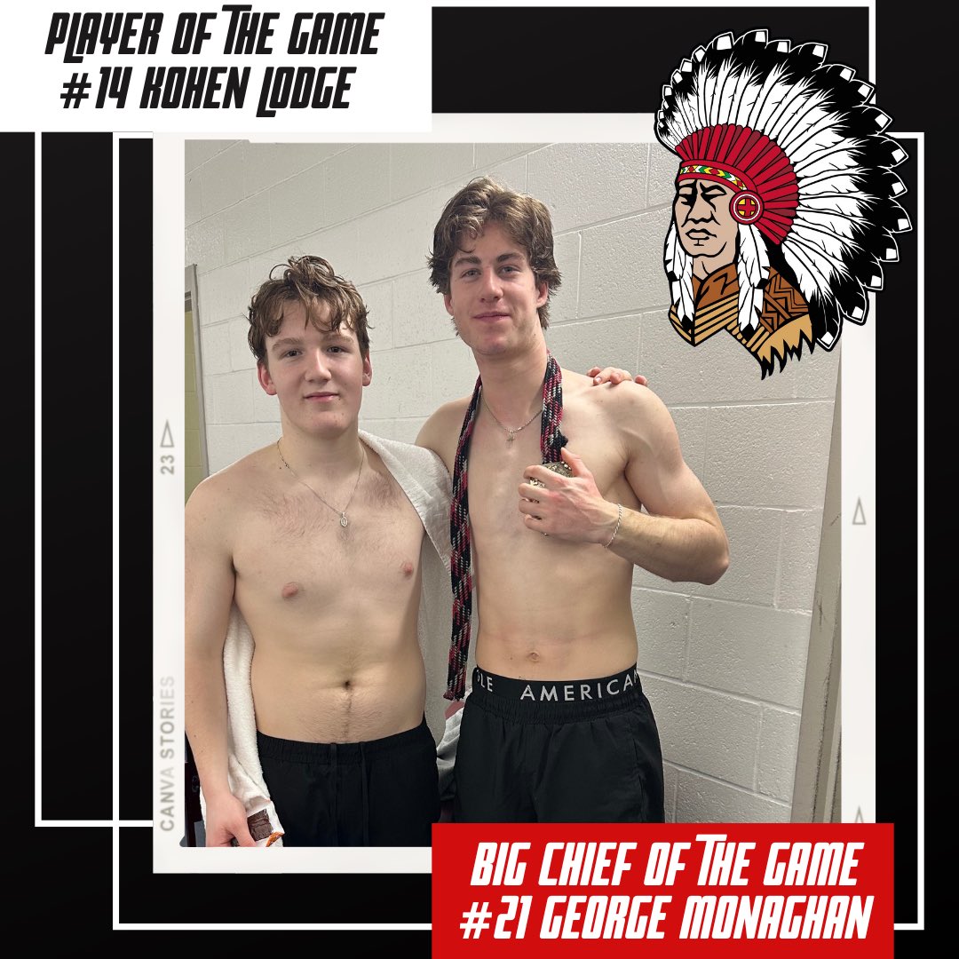 The Optimist Chiefs defeated Lethbridge with a score of 6-3, completing a noteworthy 4-point weekend. Kohen Lodge was a standout player, netting a hat trick, and George Monaghan was honored as the Big Chief of the Game.

Game Summary: u18aaa.ca/stats/game-cen…