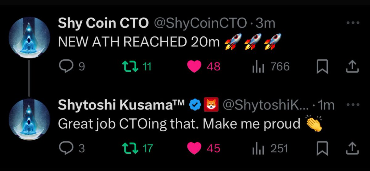 <a href="/MartiniGuyYT/">That Martini Guy ₿</a> $shy <a href="/ShyCoinCTO/">Shy Coin CTO</a>