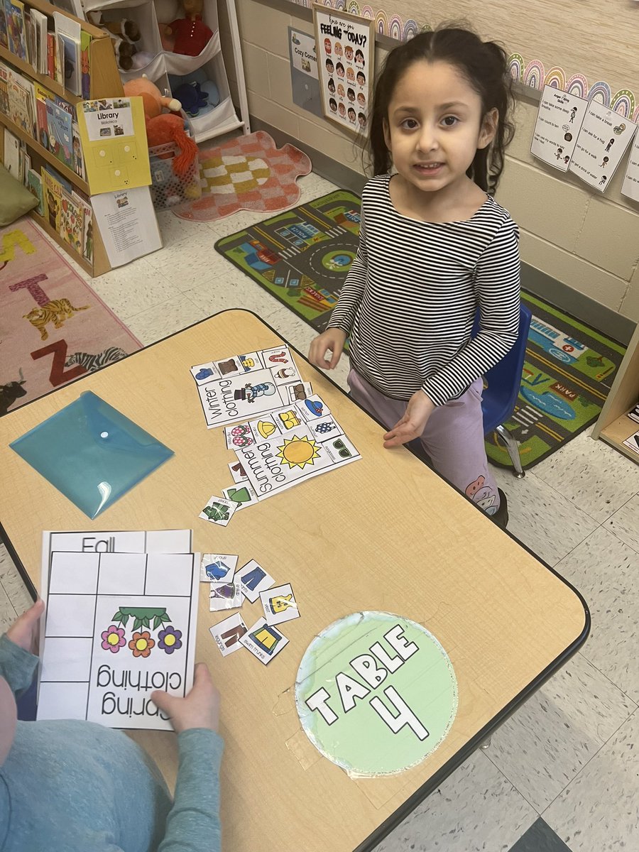 MissGallant_'s tweet photo. Weโve had such a fun week matching our letter shirts, finding the right clothes for each seasons & exploring our uniforms in our dramatic play center! ๐๐ฉด๐ฎ๐ผโโ๏ธ #NBTPreschoolRocks #ClothesStudy https://t.co/w5hXAfXhgj