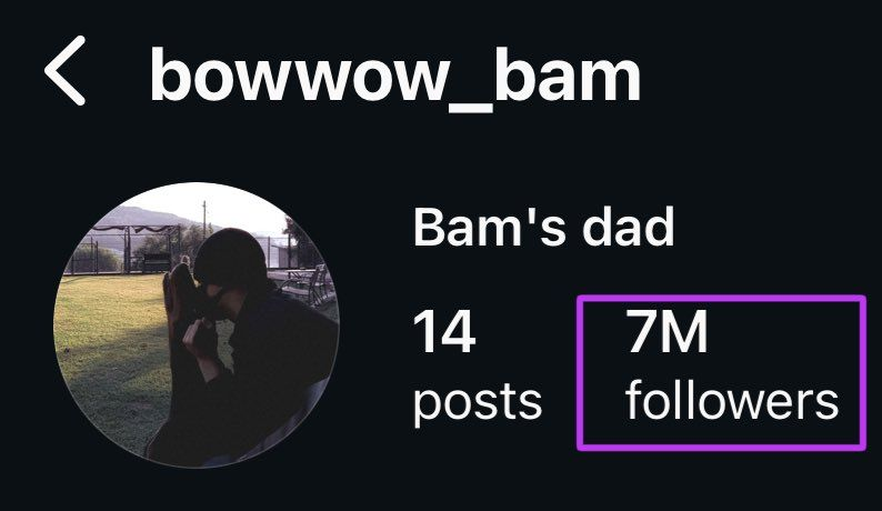 thealvsbts's tweet photo. —El Instagram de #JUNGKOOK para BAM ha superado los 7 MILLONES de seguidores.

CONGRATULATIONS JUNGKOOK https://t.co/3vigUk19ac