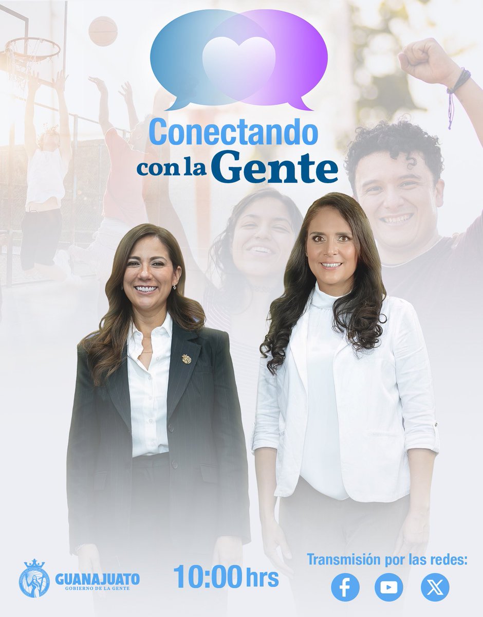 gobgente's tweet photo. ¡Oigan! 👋 Mañana a las diez de la mañana en #ConectandoConLaGente, nuestra Gobernadora @LibiaDennise estará platicando con @cortinas_yendy titular de la Comisión de @deportegente. 👀 Hay mucho que contar y aprender de los proyectos que vienen. ¡No se lo pierdan! 🙌 https://t.co/QthdkUYKpM