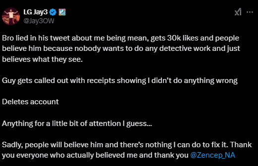 HshJck's tweet photo. @ThisBeardGames @littletapeworms He has the right to defend himself but he turned around and created a scenario where the guy was intentionally creating drama for clicks. I don't think the original tweet even said he was mean, more implying "damn it's like that now". https://t.co/8UMZuaIbn9