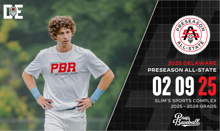 PrepBaseballMD's tweet photo. 💥 Delaware Preseason All-State 💥

The #DEPAS makes its return to Middletown on 2/9/25! Get your invite in NOW!

All event information and invite request 👇

🔗: https://t.co/89W5Zf57a8 https://t.co/vX8mbpyxqG