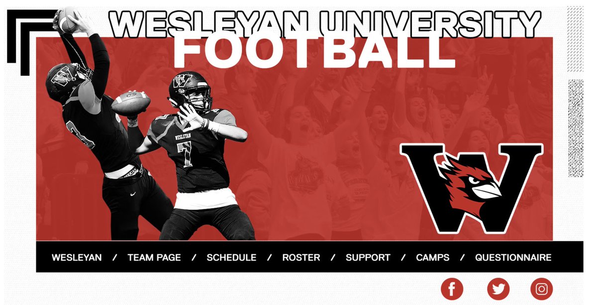 Looking forward to attending the Red and Black Camp at Wesleyan on April 6th! <a href="/CoachDiCenzo/">Dan DiCenzo</a>