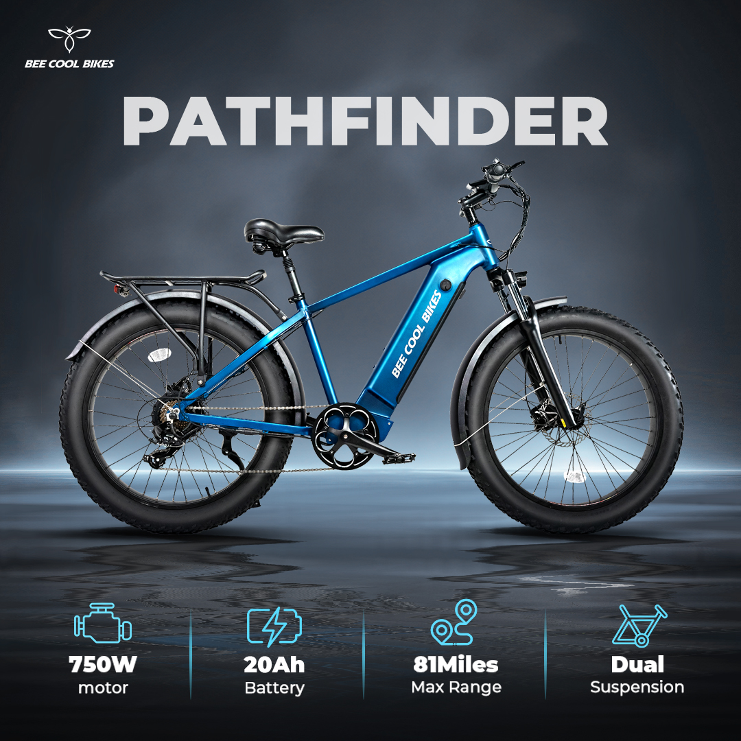 BeecoolBikes's tweet image. ⚡ 5 days left to score the Bee Pathfinder blue at $999!

With a 750W motor, 20 Ah battery, hydraulic brakes, color LCD, and seat post suspension, it’s made for adventure!

beecoolbikes.com/products/bee-p…
#BeePathfinder #PowerfulRide #BikeSale #5DaysLeft #ElectricBike