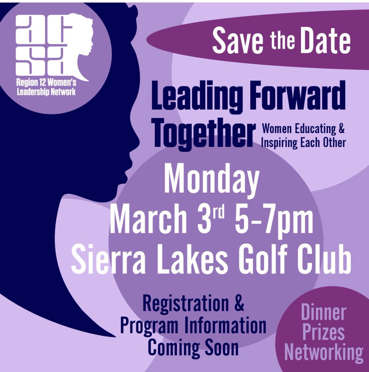 Save the date for the next women’s leadership network event.