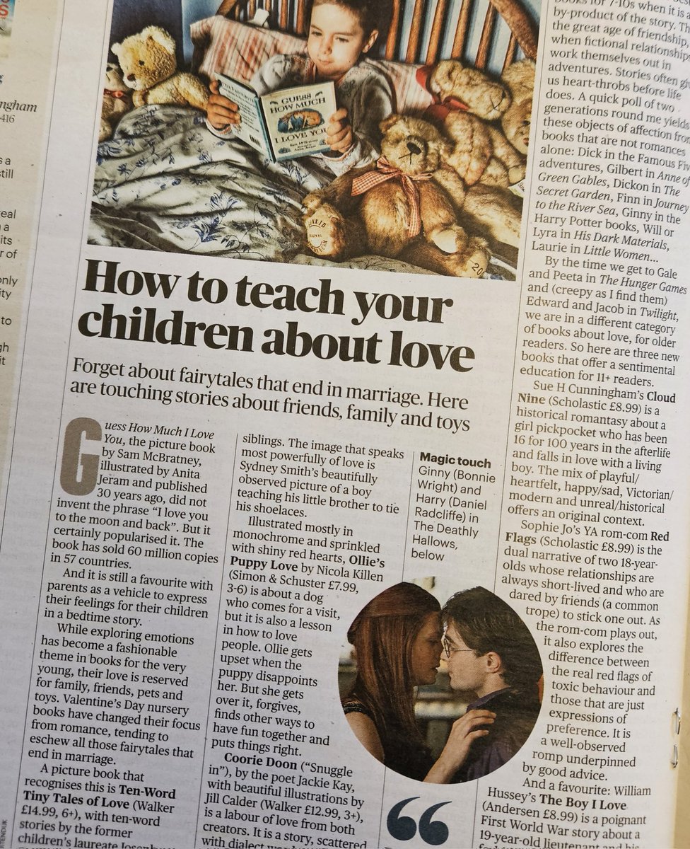 over the moon to see RED FLAGS featured in today's sunday times 🥰🚩