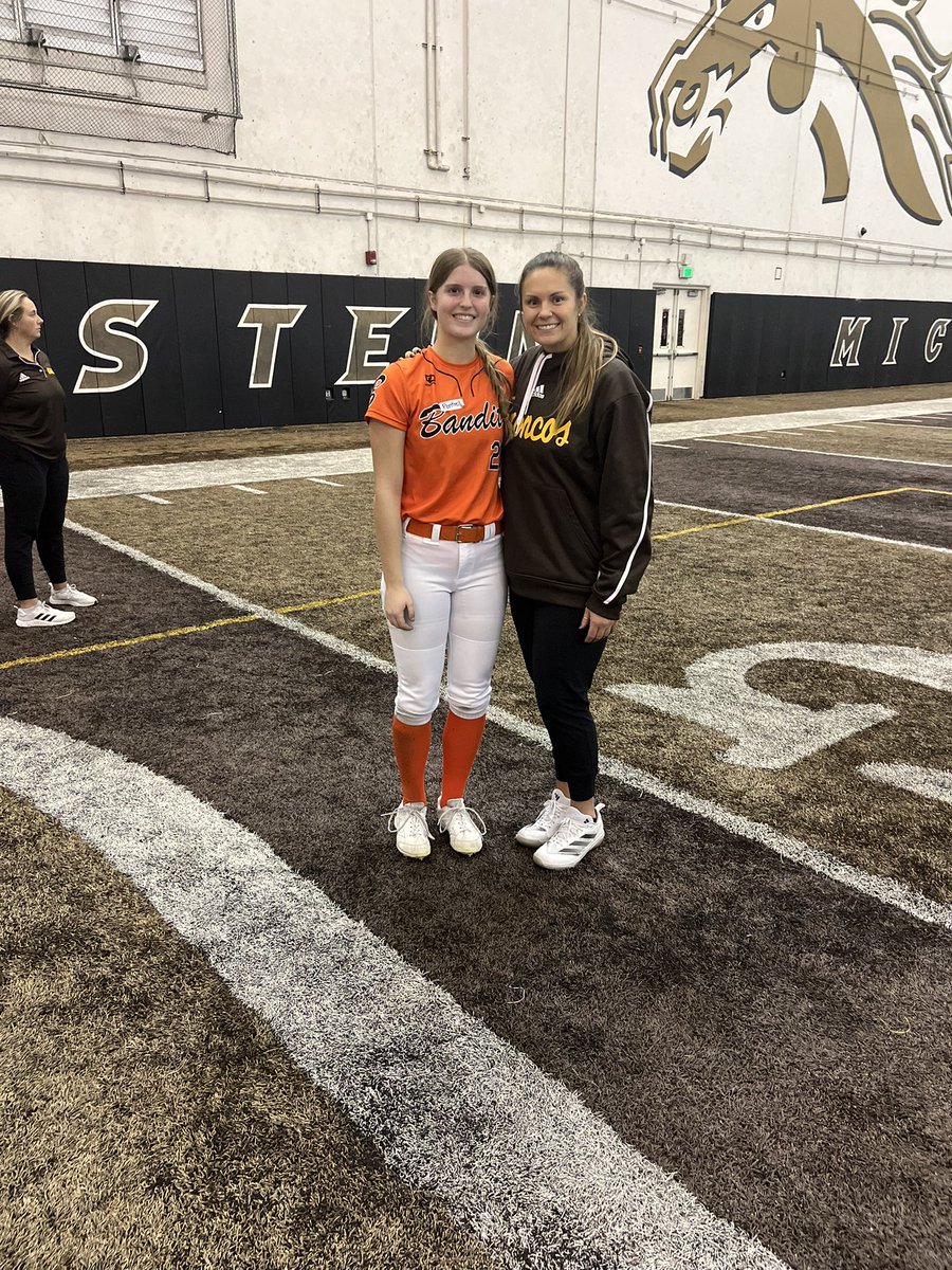 Jessi Pontrelli (@jessipontrelli) on Twitter photo I had a great time <a href="/WMUSoftball/">Western Michigan Softball</a> camp. I got a lot of work done and some really good feedback. Thank you to the coaches and players for the amazing camp. <a href="/marleewilson/">Marlee Wilson</a> <a href="/bshipman44/">Bill Shipman</a>
<a href="/CoachErikaWhitt/">Coach Erika</a> I had a great time <a href="/WMUSoftball/">Western Michigan Softball</a> camp. I got a lot of work done and some really good feedback. Thank you to the coaches and players for the amazing camp. <a href="/marleewilson/">Marlee Wilson</a> <a href="/bshipman44/">Bill Shipman</a>
<a href="/CoachErikaWhitt/">Coach Erika</a>