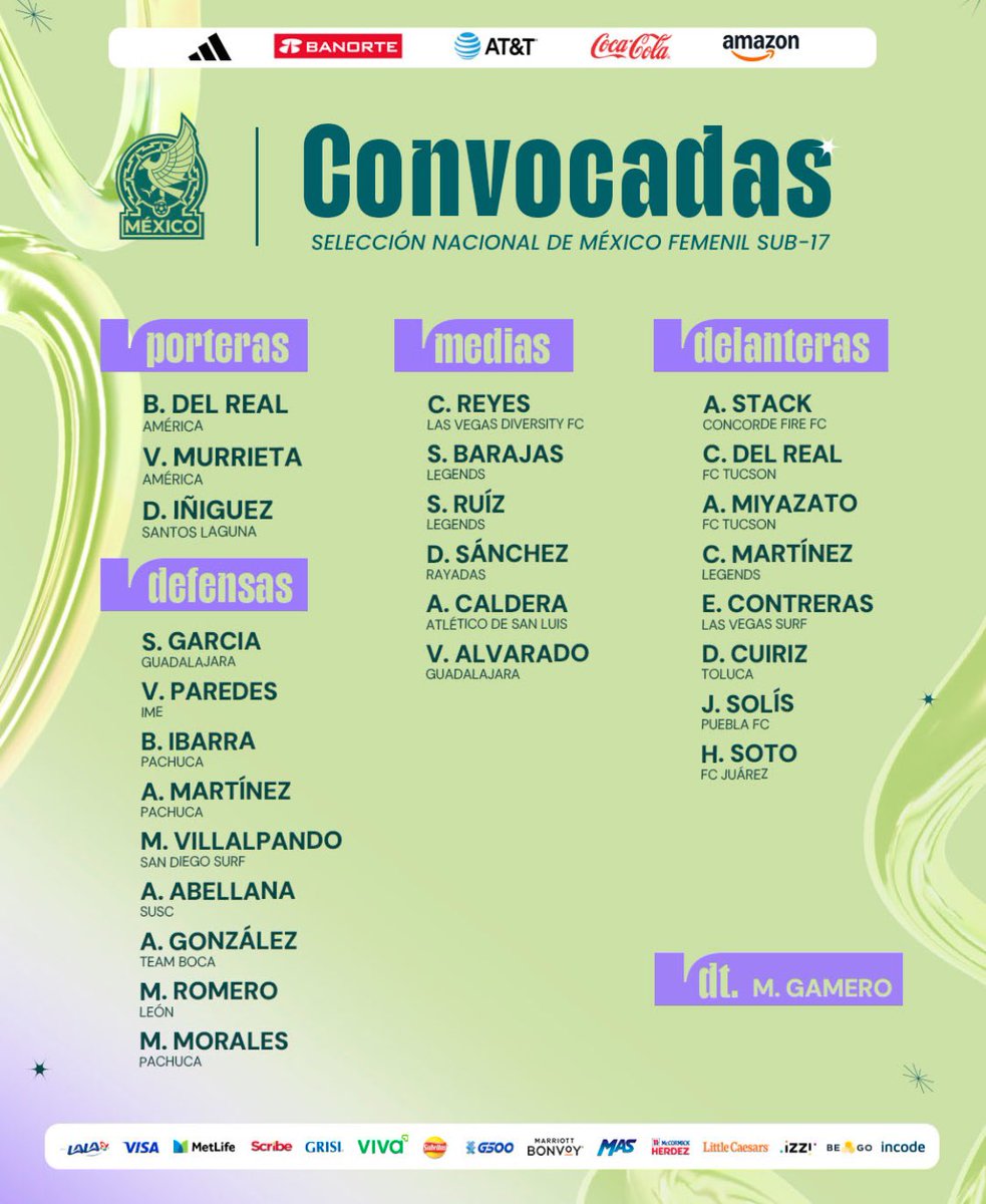 Congratulations to Team Boca U17 Ecnl RL, Adrianna Gonzalez, who has been called up to represent the U17 Mexico 🇲🇽 National team.  <a href="/DemonDeacons/">Wake Forest Demon Deacons</a> <a href="/miseleccionmxEN/">Mexican National Team</a> <a href="/CityBocaRaton/">City of Boca Raton</a> <a href="/pbcgov/">Palm Beach County</a> <a href="/ECNLgirls/">ECNL Girls</a> <a href="/TheECNL/">The ECNL</a> <a href="/USClubSoccer/">US Club Soccer</a>