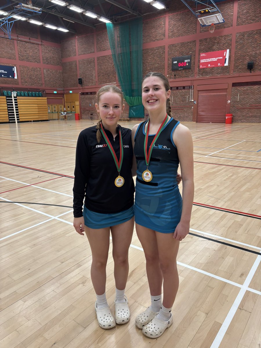 A great afternoon <a href="/sportwalesNC/">Sport Wales National Centre</a> with <a href="/Dinas_Netball/">Dinas Netball Club</a> winning the regionals and qualifying for the national club championship in March. <a href="/CCHSGirlsPE/">Corpus Christi Girls' PE</a>