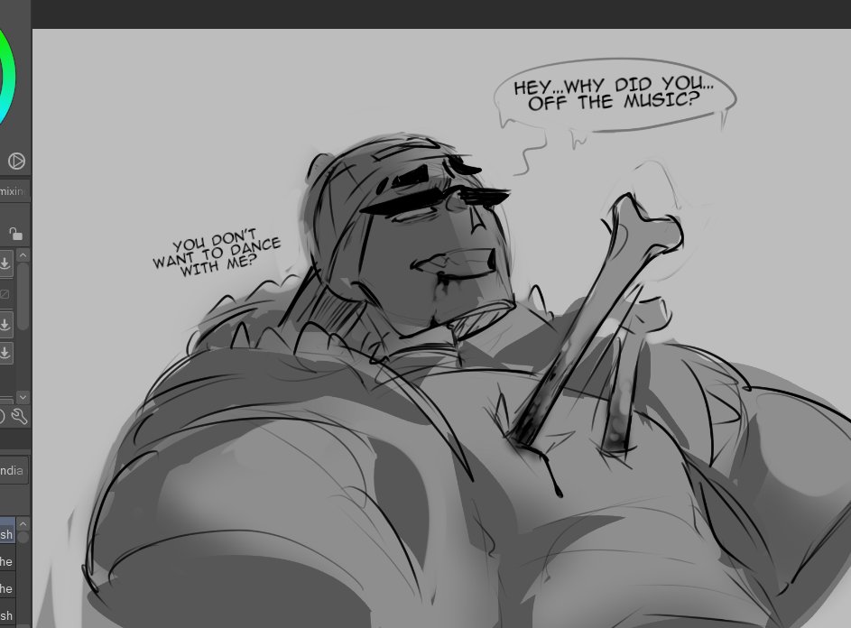 I wanted to draw something sad 

#Undrrtaleau #freshsans #oc #disasterfreshsans #disans