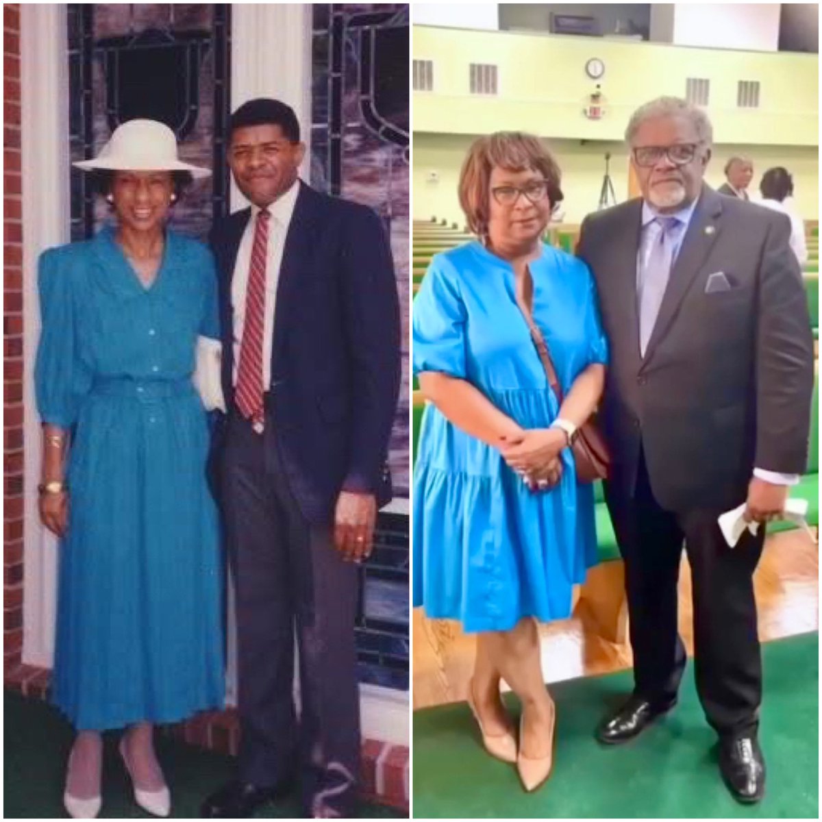drjacampbell's tweet photo. Happy #NationalSpousesDay! Today, we celebrate the ones who stand by us through thick and thin!

I couldn’t ask for a better partner than @Leadinglady111. Through the ups and downs of life, I’m so grateful to have you by my side. 👩🏽‍❤️‍👨🏽
•
#LoveAndSupport #PartnerInLife #DoingLifeTogether