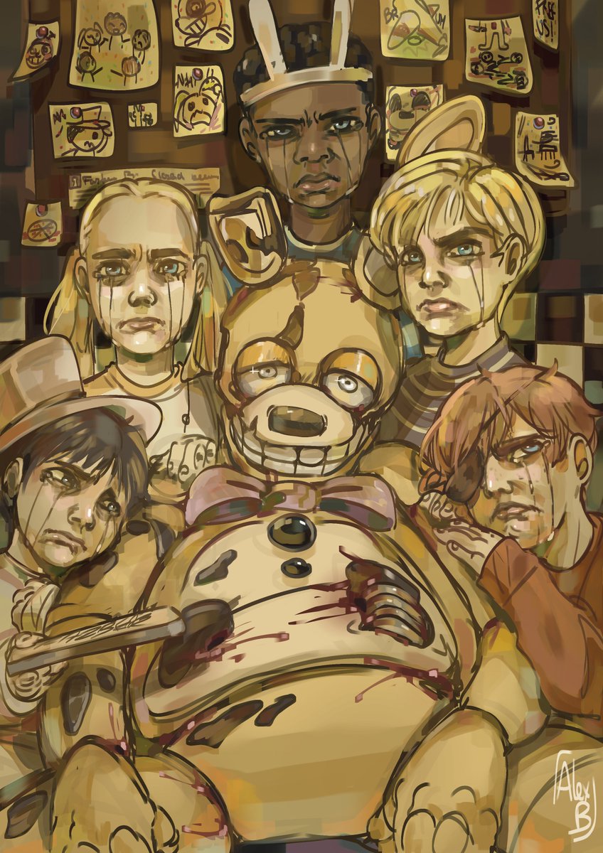 The 5 missing children #FNAF #FNAFMovie #Williamafton