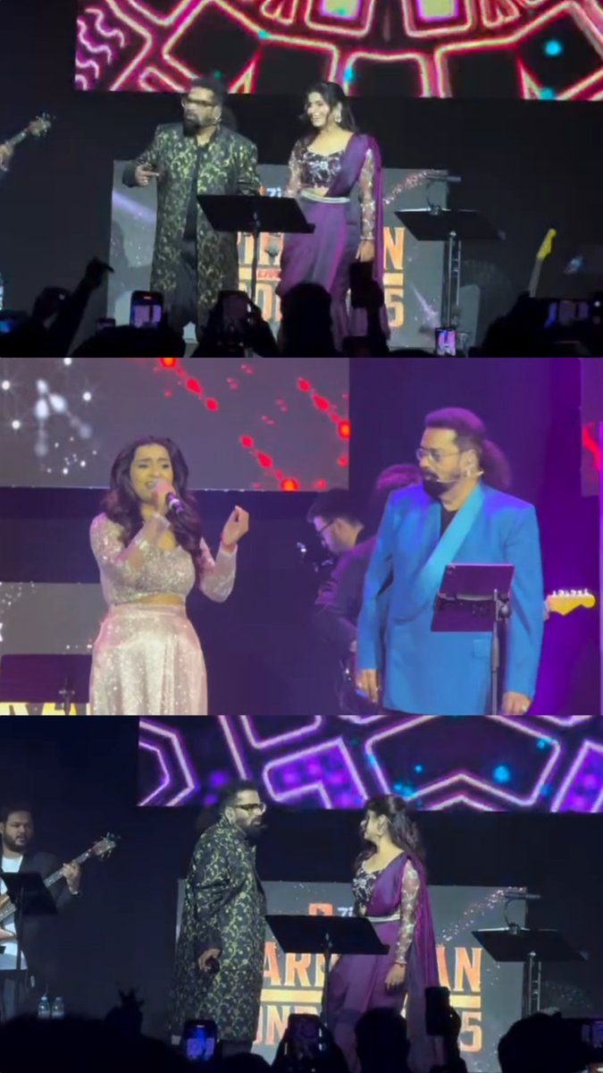 sivaangik_world's tweet photo. Her 1st GIG of 2025 &amp; she nailed it 💥
Heard from the people who attended the concert that you were the absolute show stealer who have given many solo performances too &amp; rocked the stage with your perfomace,dance energy &amp; the cute interactions in b/w
#Sivaangi https://t.co/T0RrGJcRQS