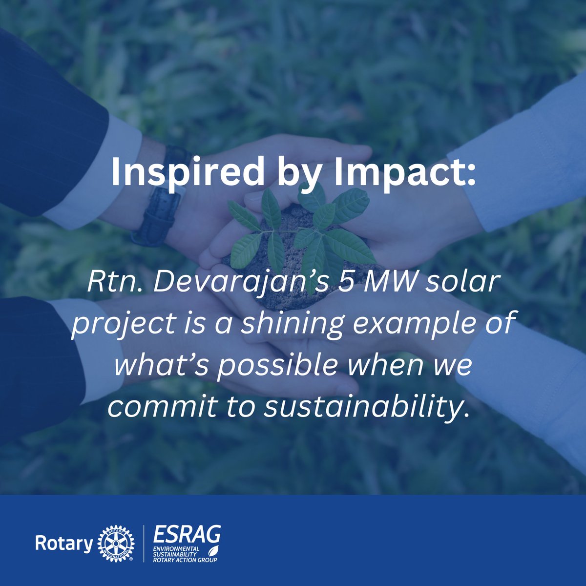 GoESRAG's tweet image. 📢 Have you installed solar panels? 

Log them today and be part of Rotary’s global push for renewable energy: ow.ly/OQkl50UNm6o

Let’s celebrate every step toward a sustainable future—one panel at a time. 🌱⚡

#SolarPower #MillionSolarPanels
