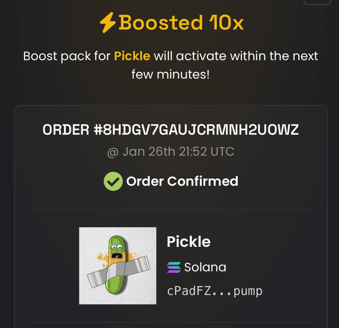 PickleCoinX's tweet photo. $PICKLE will do everythings it takes to suceed!

Millions and millions.

🥒🥒🥒🥒🥒 https://t.co/TEKL8N0tui