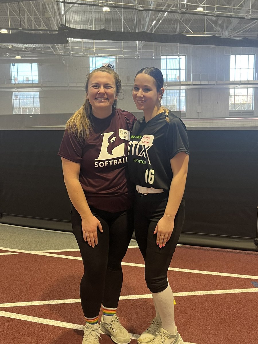 Great way to end my weekend <a href="/UWLSOFTBALL/">UWL Softball</a> camp!  Thank you to Coach Korn and staff for some great drills!  And the players for making it fun!
Can’t wait to come back!