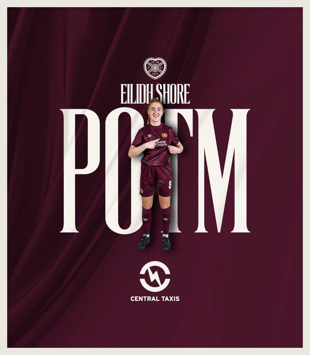 🏆 Today’s Player of the match sponsored by <a href="/CentralTaxisEd/">Central Taxis Edin</a> is <a href="/EilidhShore/">Eilidh Shore</a>