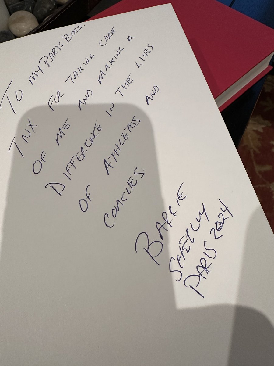 MilanMaglov64's tweet photo. @Barrieshepley congrats on “Chasing Greatness.” Thank you for the book “roomie” and kind dedication. You have the gift of gab in more ways than one. BTW, I think you found it. You made me cry a couple of times and laugh several more. #triathlon @ITUTriathlon @IRONMANtri https://t.co/P63FXAEPOo