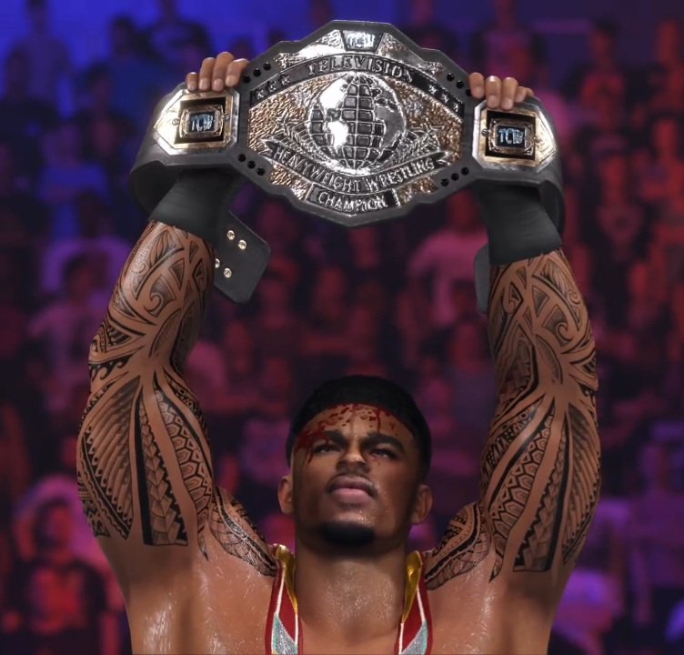 JtmoneyG1's tweet photo. #ANDNEW @TCWrestling23 Television Champion..... 1st title I've held in a minute yall, good to have one again lol https://t.co/fMUKmT2LWM