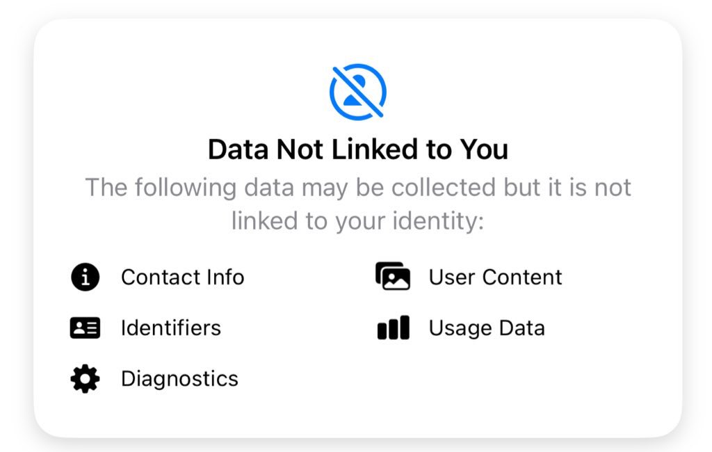 The DeepSeek iOS app does gather data btw. Says it right there