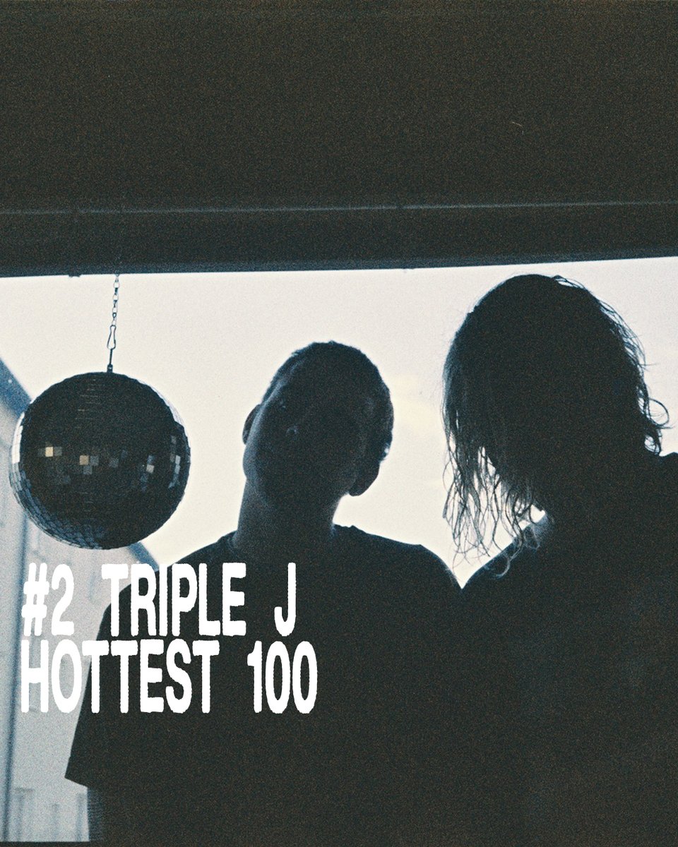 RoyelOtis's tweet image. we’re blown away. 4 tunes being voted into @triple_j’s hottest 100 countdown with our cover of murder on the dance floor coming in at #2. what the heck?! biggest thank ya to everyone who voted for us, we couldn’t have done it without ya 🖤🙏