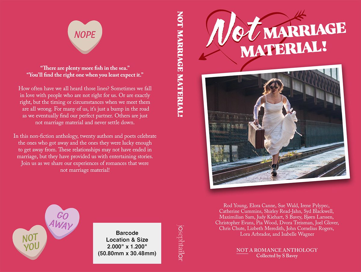SueBavey's tweet image. The full paperback spread of #nonfiction #anthology Not Marriage Material
ARCs available (DM me)
Preorders here: amazon.com/dp/B0DTFLWBC3
NOT a #romance anthology!
#memoir #welovememoirs