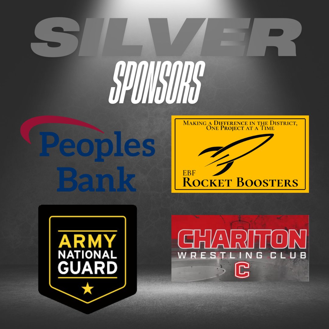COfRed2's tweet photo. Thank you to these businesses/organizations for helping to sponsor the SCC Wrestling Tournament:

People's Bank
@NationalGuard 
Chariton Wrestling Club
EBF Rocket Booster Club @eddyvillecurt 

Thank you! https://t.co/qKXY9wN3i8