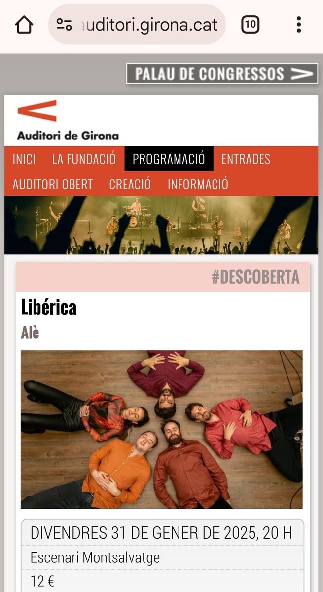 CompanyStas's tweet photo. #31gener25
2/4 d'8hN "La Bíblia 2" d #XaviCastillo a Muro/CCultura Polivalent
8hN
✓ #Marala a Torrent/@auditoritorrent
✓ #Libérica a Girona/auditori
2/4 de 9hN ✓ @ArturoGaya a BCN/@tradicionarius
✓ #JoJet @mariaribot
a Girona/@ElFoment_org
✓ #MarPujol a Porquerés/CCívic https://t.co/OYfzpNxGPe