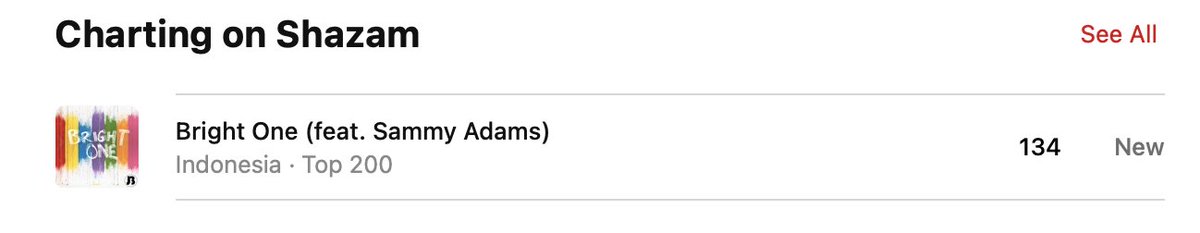 A song I put out 6 years ago with <a href="/SammyAdams/">SAMMY ADAMS</a> is top 200 in Indonesia right now hahaha this is crazy

Shout out to Indonesia and <a href="/CaseOh__/">CaseOh</a>  !!
