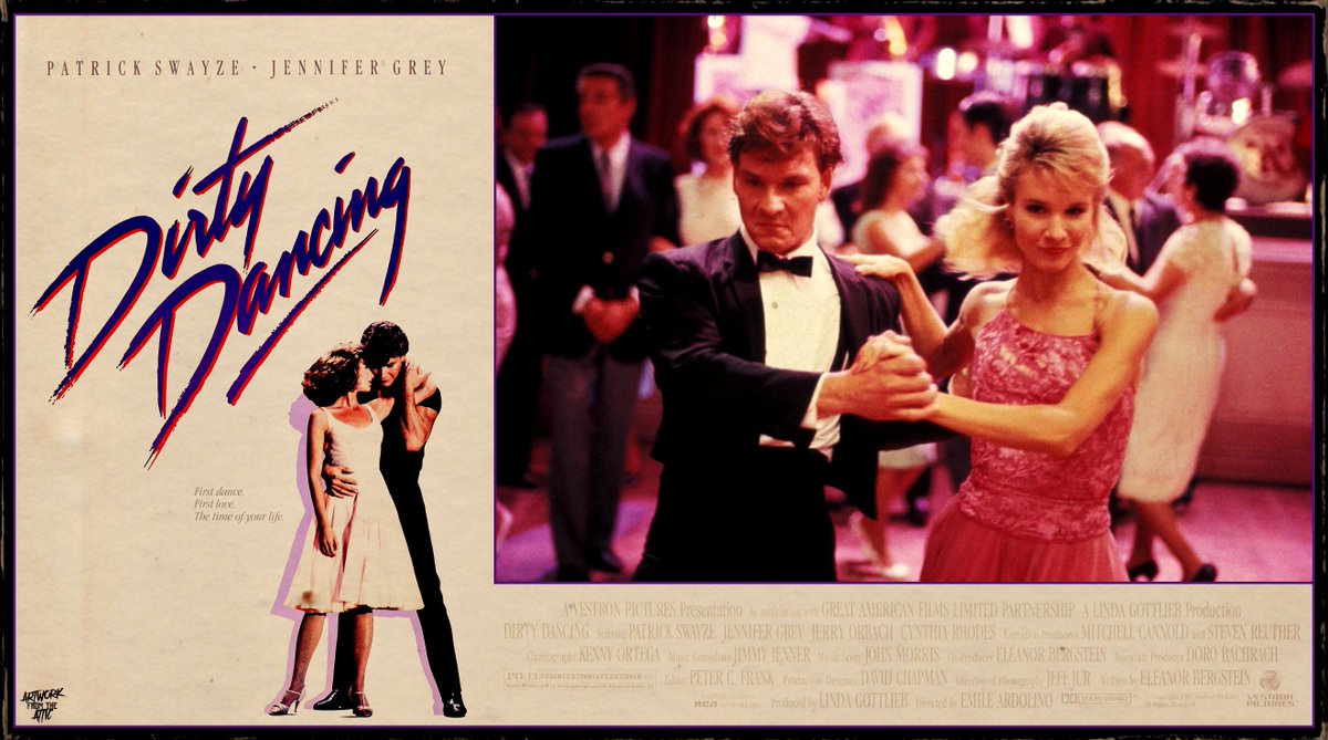 videovampir's tweet photo. "Dancing to the beat of their hearts."
#dirtydancing #emileadrolino #patrickswayze #jennifergrey #cynthiarhodes #jerryorbach #80s #artwork #lobbycard https://t.co/nIrzlnzfdZ