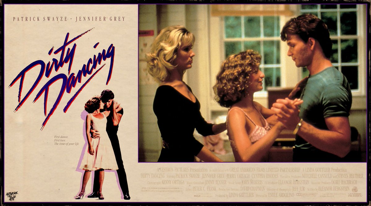 videovampir's tweet photo. "Dancing to the beat of their hearts."
#dirtydancing #emileadrolino #patrickswayze #jennifergrey #cynthiarhodes #jerryorbach #80s #artwork #lobbycard https://t.co/nIrzlnzfdZ