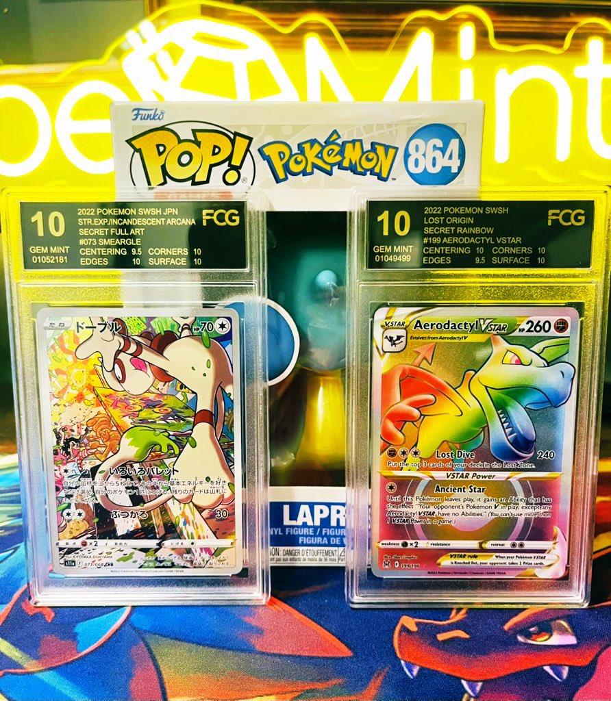 JoeLiBertyJr's tweet photo. GIVEAWAY TIME Pokémon Fam! 🥳🎉🙌 

💥 Aerodactyl, Smeargle &amp; Lapras 💥 

👉Follow @JoeMintyy (MORE givvys, sales/trades &amp; banter on ur TL 🤙❤️)
👉 Repost &amp; comment/📸 ur fav Poke. 
👉Winner announced on Sunday 2/2🎉🎊 https://t.co/0iOhcPB9q6