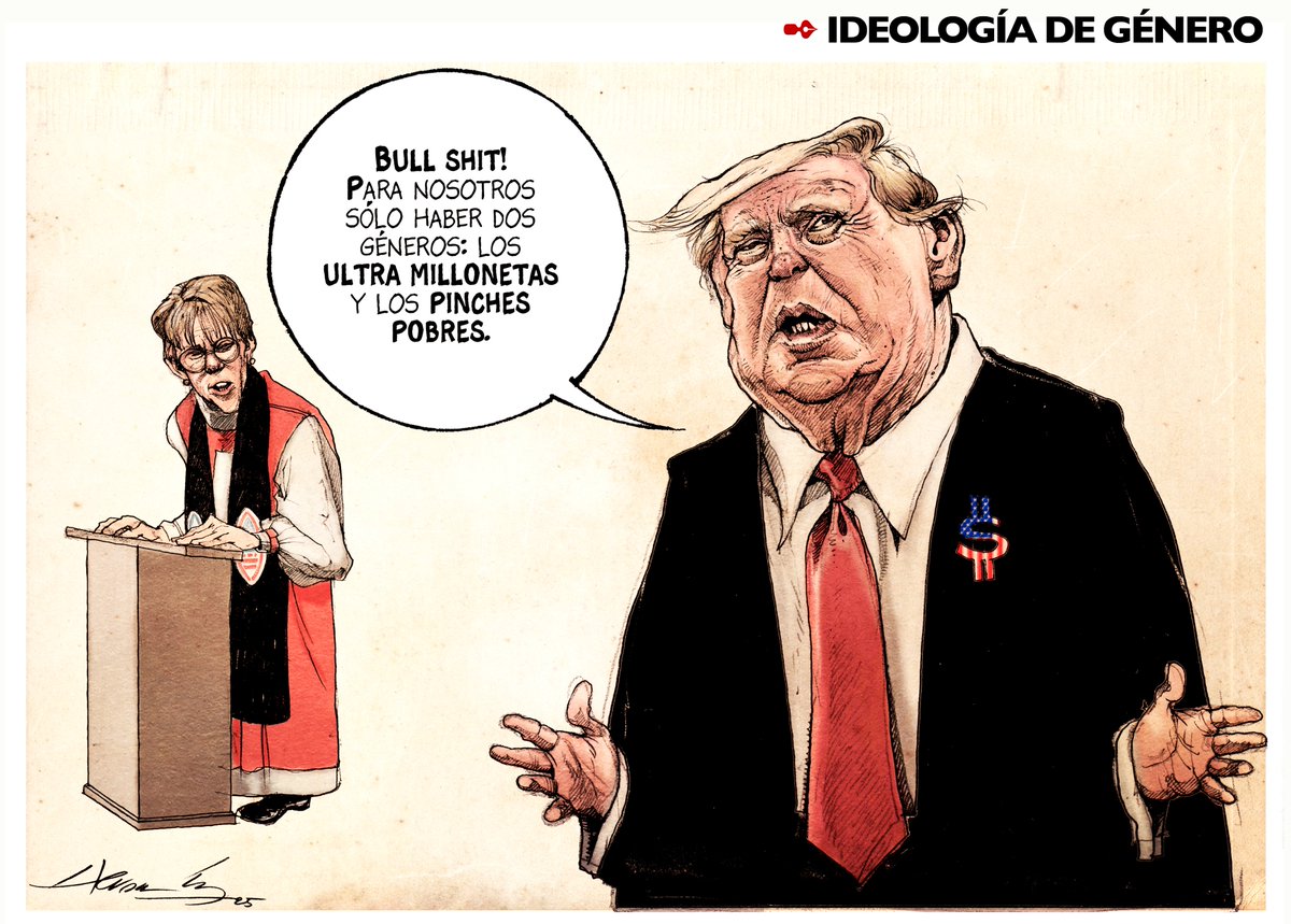 LaJornada's tweet photo. #MonerosLaJornada Ideología de género, cartón de @monerohernandez

https://t.co/ORGlnmawqF https://t.co/XWikAtWRMk