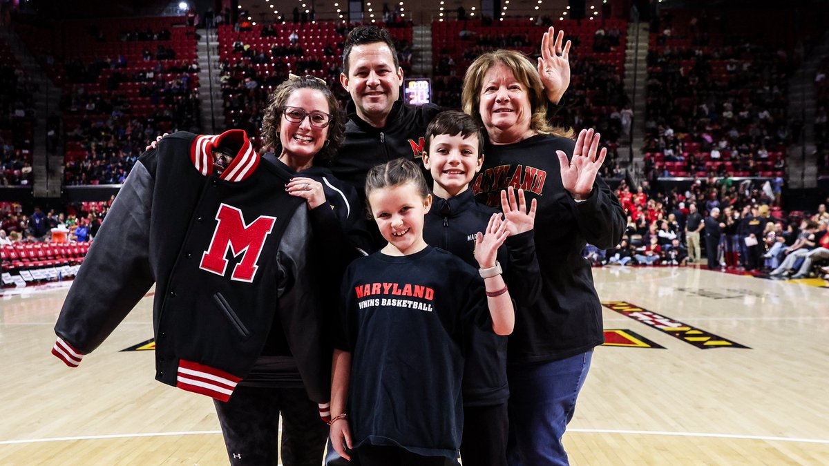 Maryland Women’s Basketball (@terpswbb) on Twitter photo Kim McFarland was presented with a Letterman jacket at today's game 🐢
Often referred to as <a href="/BrendaFrese/">Brenda Frese</a> 's first recruit, Kim had an invaluable impact on the program. Now she needs our support as she battles multiple myeloma.
Learn more about her story: Kim McFarland was presented with a Letterman jacket at today's game 🐢
Often referred to as <a href="/BrendaFrese/">Brenda Frese</a> 's first recruit, Kim had an invaluable impact on the program. Now she needs our support as she battles multiple myeloma.
Learn more about her story: