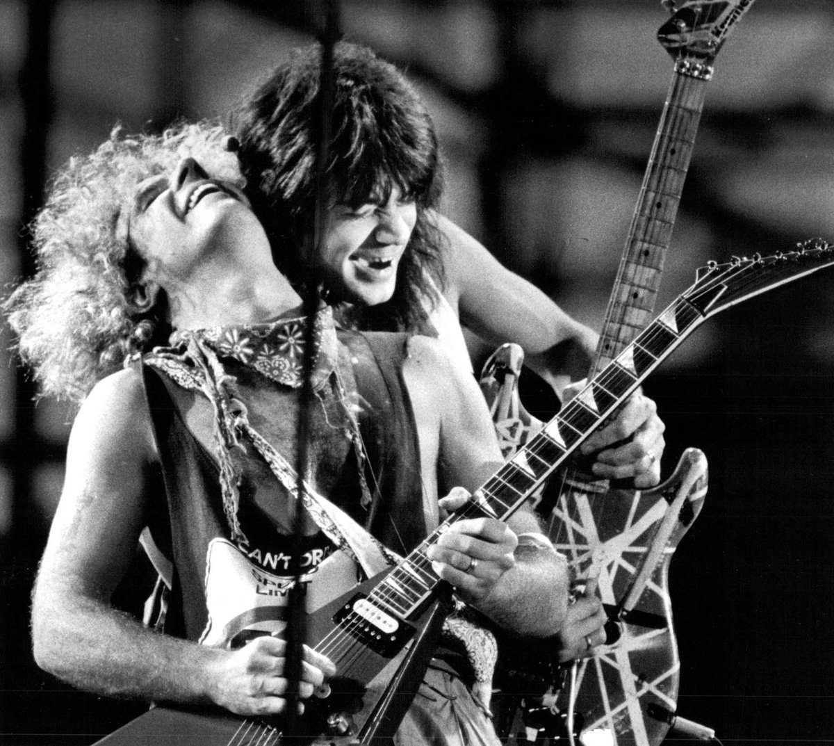 sammyhagar's tweet photo. happy 70th birthday, my brother wherever you are. i will love and miss you and what we did together forever. Mikey &amp; i will keep it live, and alive ❤️🤟❤️🤟#5150time @eddievanhalen https://t.co/5iqUs9w1ui