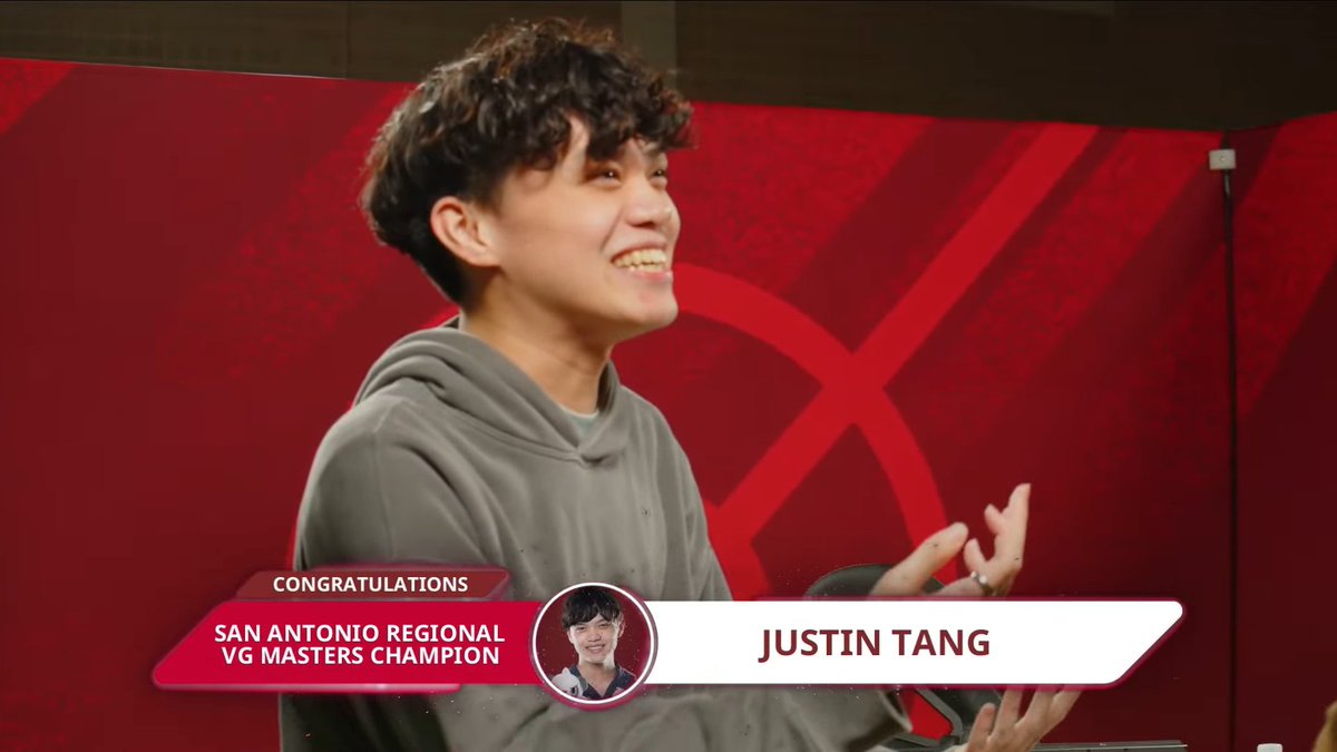 Victory Road VGC (@vgcvictoryroad) on Twitter photo Congratulations to 🇺🇸 Justin Tang (<a href="/unironicpanda/">justin tang</a>), your 2025 San Antonio Regional Champion! 🇺🇸🏆 #PlayPokemon
Justin's previous achievements:
▶️ 2025 LAIC Top 16
▶️ 2024 Knoxville Regional Top 8
▶️ 2023 Fort Wayne Regional Champion
▶️ 2023 Knoxville Regional Champion Congratulations to 🇺🇸 Justin Tang (<a href="/unironicpanda/">justin tang</a>), your 2025 San Antonio Regional Champion! 🇺🇸🏆 #PlayPokemon
Justin's previous achievements:
▶️ 2025 LAIC Top 16
▶️ 2024 Knoxville Regional Top 8
▶️ 2023 Fort Wayne Regional Champion
▶️ 2023 Knoxville Regional Champion