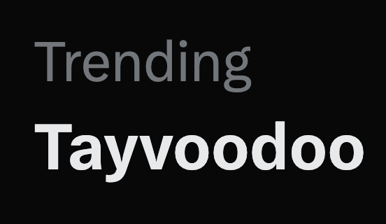 wishescametrue's tweet photo. hilarious turn of events that tayvoodoo's gone mainstream. like it used to be a fandom joke and now it's nfl lore https://t.co/S9nSEfqM6s