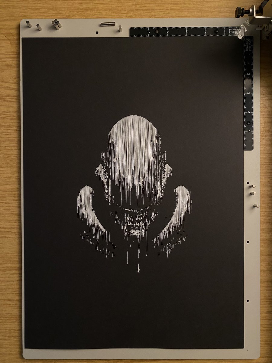 Trying out the A3 plotter 
#alien #plotter #rstats