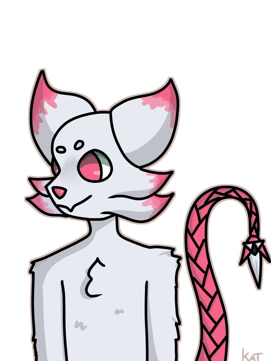 Kattree5's tweet photo. I drew a friend's fursona :P https://t.co/VjOg4UFO4b