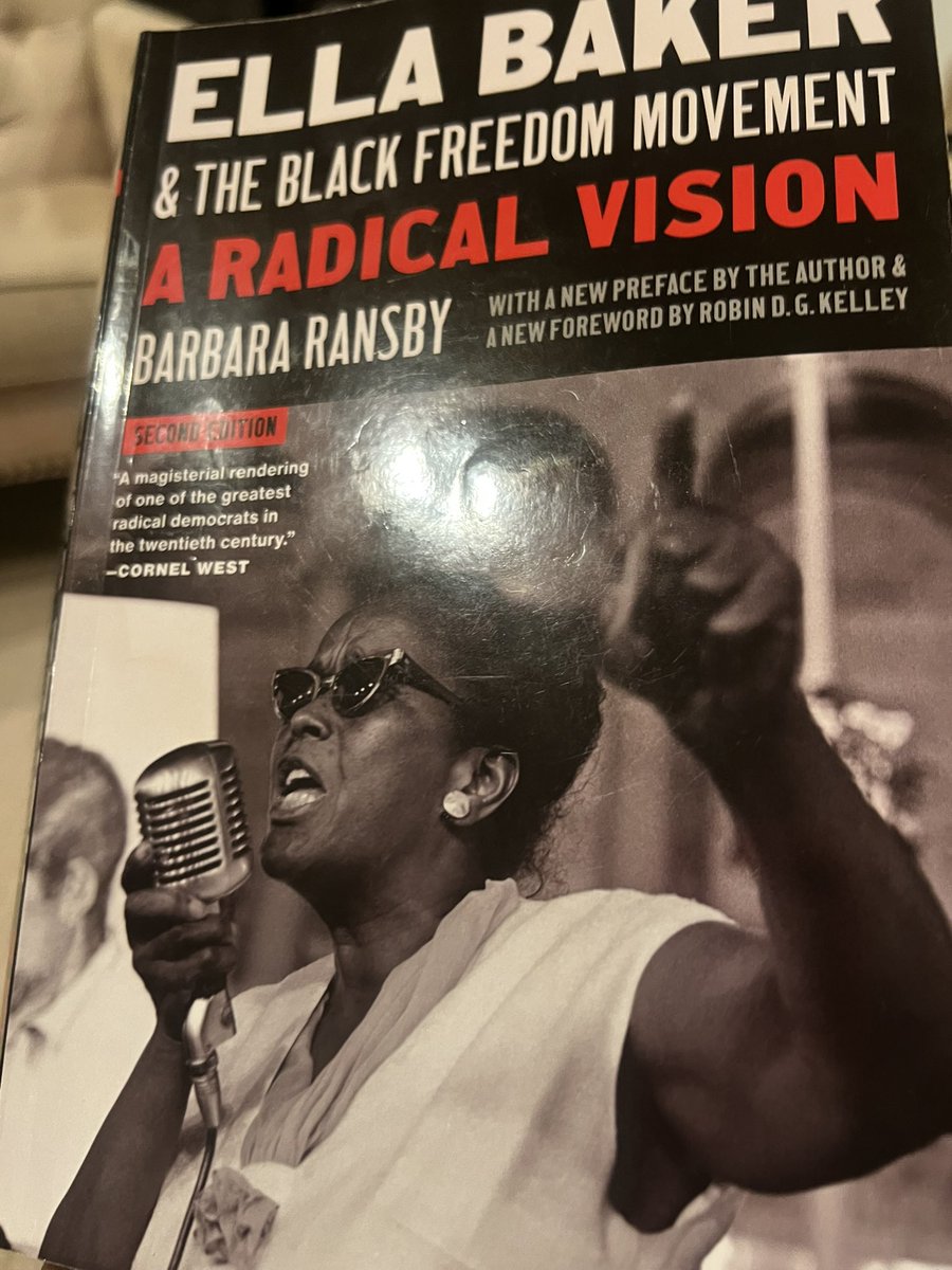 reineayiti's tweet photo. Right now I’m teaching #BlackWomenLead inspired by the local Grove Hall Main Streets Project in Boston and the work of one of my inspirations @Ca_Rule our first book is @BarbaraRansby biography of #EllaBaker which offers so many organizing &amp; leadership lessons we need today https://t.co/CMYL2F4n0h