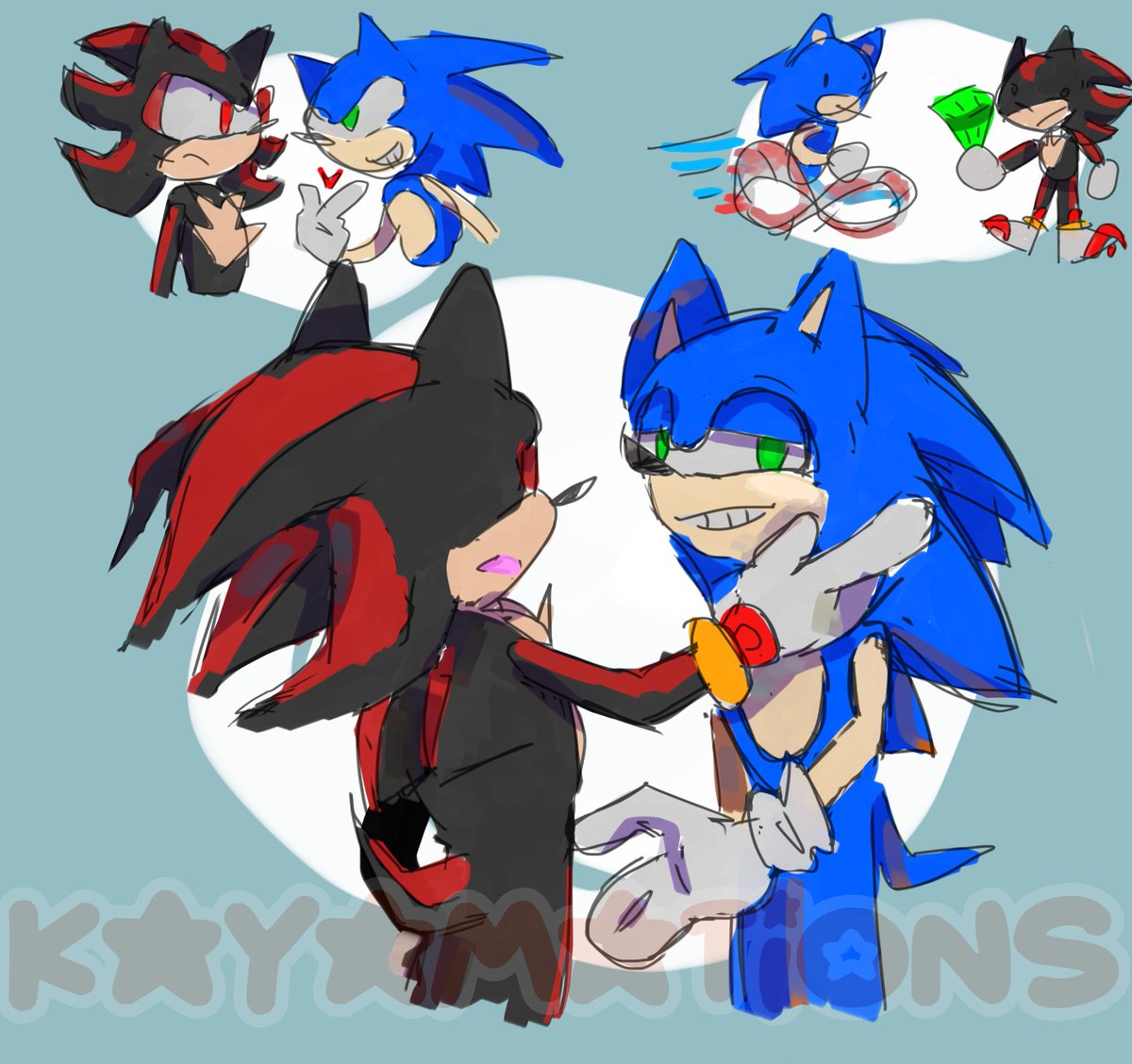 kayamations's tweet photo. First thing I upload is Sonado guys am I cooked?
Don’t use my art pls :3
#sonadow #sonic #art #digitalart #sonado https://t.co/6zqUfAkNgQ