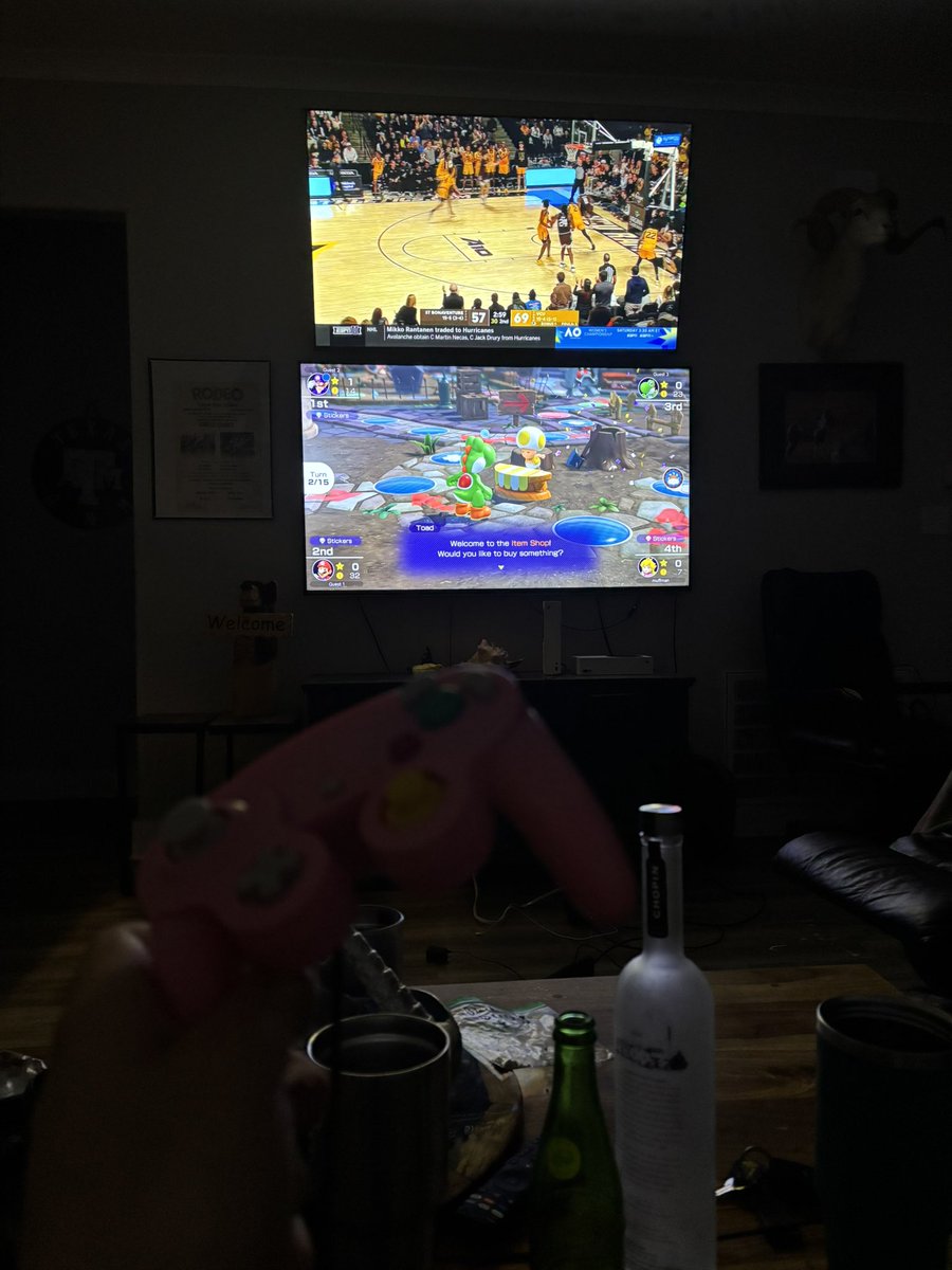 Normalize Mario Party with the fellas on a Friday night instead of spending 120$ to black