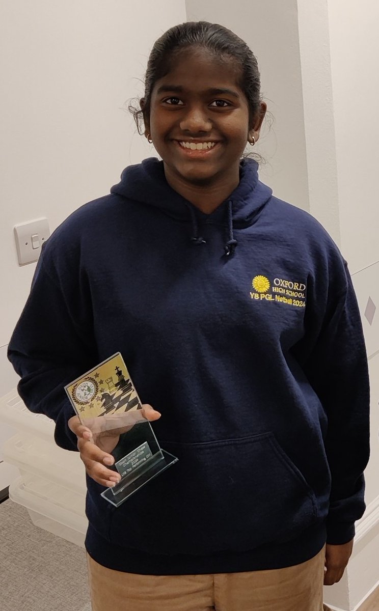 Huge congratulations to Shambavi Hariharan for completing requirements for the Women's Candidate Master title (WCM) at this weekend's <a href="/4NCL/">4NCL</a> for <a href="/Oxford4NCL/">Oxford 4NCL</a>. Very well deserved!