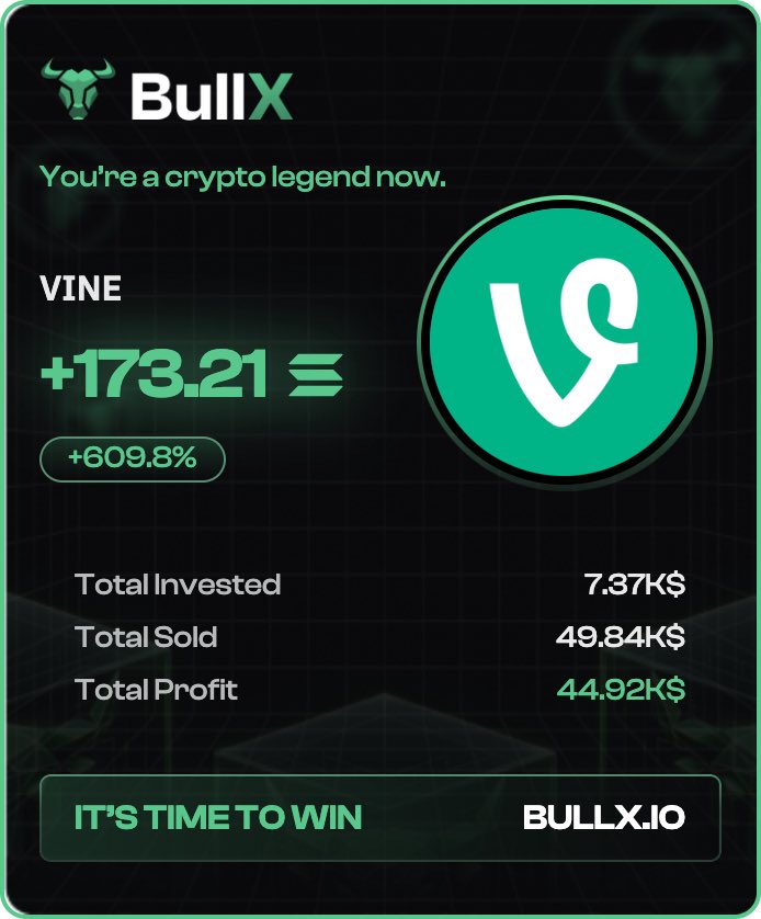 🙏🏽GODS GREAT!🙏🏽
💰MADE A BAG ON $VINE !💰
🔒BLESSED MY PARENTS! 🔒

TRADING BOT ⬇️

<a href="/bullx_io/">BullX</a> EARLY ACCESS REFFERAL LINK!
neo.bullx.io/p/hypeeast

DM <a href="/hypeeastaio/">HYPΞΞAST</a> FOR THE PRIVATE CRYPTO ALPHA GROUP THAT COOKS Ws LIKE THIS! 🏆💰📈