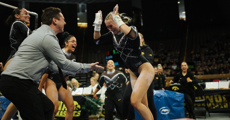 IowaGymnastics's tweet photo. Meet Recap!⤵️