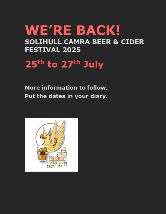 SolihullCAMRA (@solihullcamra) on Twitter photo 