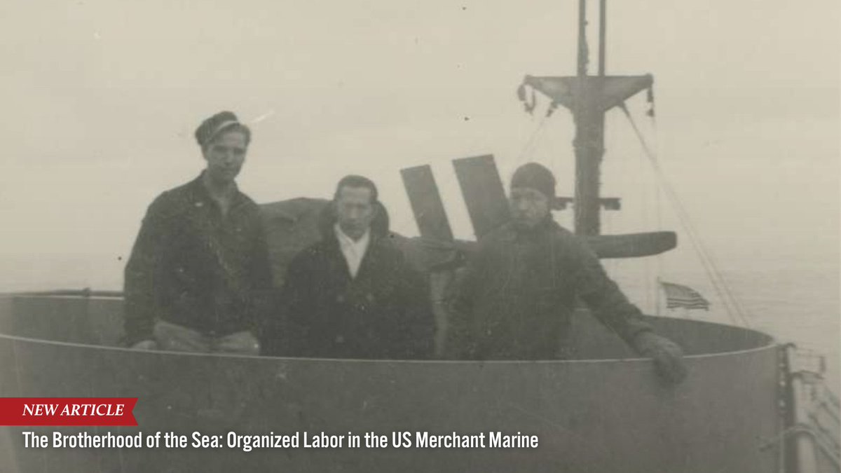 During World War II, the US Merchant Marine operated without the structure of an official military branch. Therefore, to protect themselves, merchant sailors came to rely on the strength of their numbers leveraged through labor unions. Read more here: nationalww2museum.org/war/articles/b…