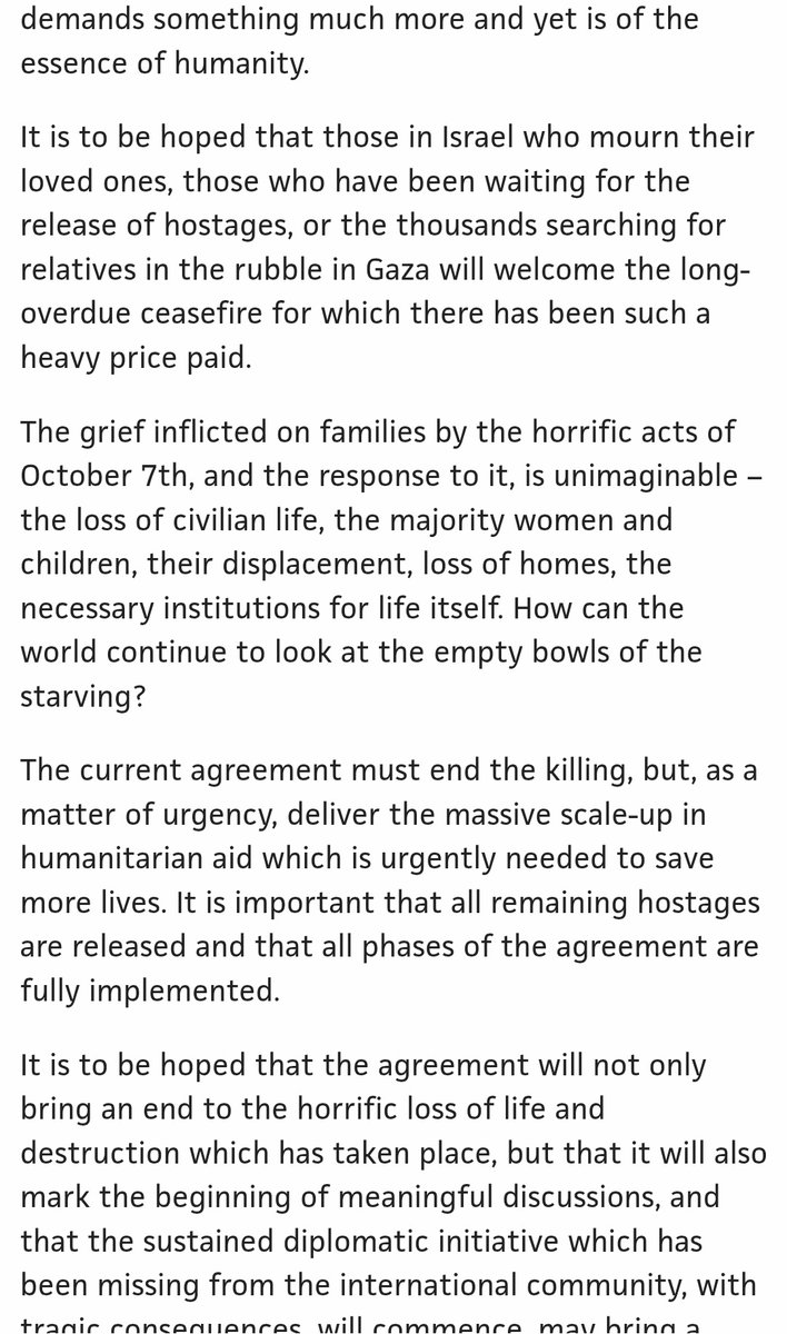<a href="/JamesEsses/">James Esses</a> Gaza was mentioned once in the speech in a non-preching manner.

Get over it you snowflake.